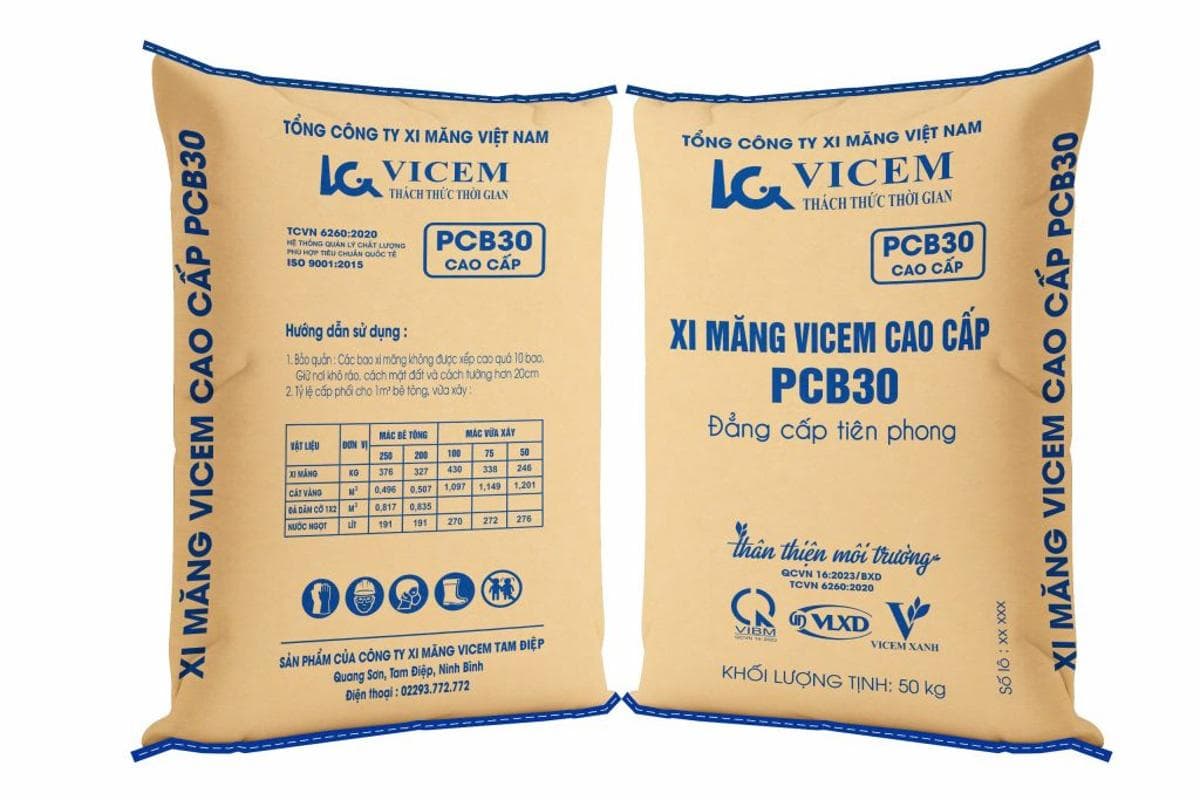 Xi măng Vicem Tam Điệp PCB30